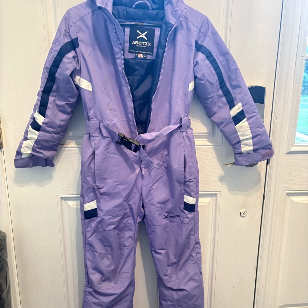 Arctix Kids Jacket in Purple and White Snowsuit